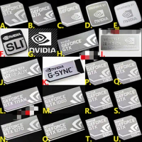 NVIDIA 3D GTX2 G-SYNC SLI GTX 1080 1070ti 1050ti 990m 980m Metal Sticker Personalized DIY Decoration