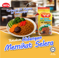 Vit's Air Dried Noodles - Slim 400g (10 Cakes)
