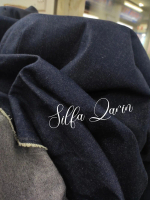 Kain Bahan Denim Jeans 14 oz Meteran (Belum Washed) / Bahan Jeans Denim.