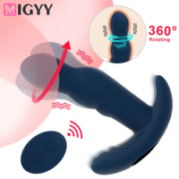 360 Degree Prostate Massager Rotating Anal Vibrator Male Vibrators Anal Plug Sex Toys For Men Prostate Stimulator Adult Sex Toys