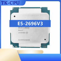Xeon E5-2696V3 CPU 22nm 18 Cores 36 Threads 2.3GHz 45MB 135W processor LGA2011-3 for X99 server motherboard 2696V3