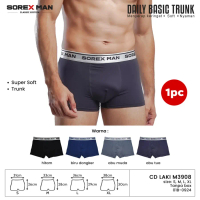 cd celana dalam pria boxer supersoft sorex M 3908 daily basic trunk
