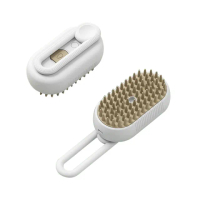 【MAGICSCOOP 魔鏟】寵物噴霧梳 寵物梳子 電動噴霧梳（白色）(噴霧寵物梳/貓咪梳毛/狗狗梳毛/寵物清潔刷)