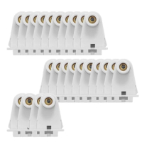 Single Pin FA8 Tombstone - Non-Shunted T8/T10/T12 LED Socket Lampholder Base Holder For 8FT Fluorescent Tube Light, Retrofitting