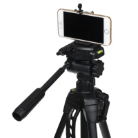 WF Protable Camera Tripod Aluminum alloy with Quick release plate Rocker Arm for Canon Nikon Sony DSLR Camera DV Camcorder