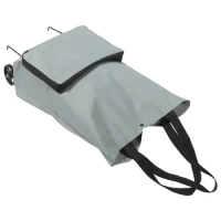 Shopping Cart Bag Portable Shopping Tug Bag Storage Bags with Wheels Grocery Trolley Pvc Foldable