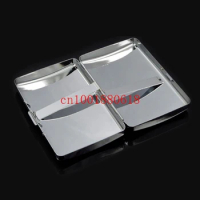 Free Shipping Empty Blank Cigarette Box Case Stainless Steel Tobacco Tube Storage Pocket Box Holder Handy Portable 240pcs/lot