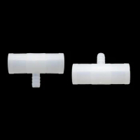 20mm to 8mm Drinking Tee Converter Rabbit Quail Pigeon Parrot Bird Drinking Fountain Pipe Connector Plastic Converter 5 Pcs