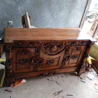 lemari bufet kayu jati mebel jepara meja tv