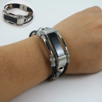 50pcs For Fitbit Alta/Alta HR Bracelet Wristband Replacement Leather Watchband Wrist Band Strap Correas de reloj