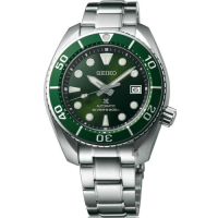 SEIKO 精工 PROSPEX 200米潛水機械錶 母親節送禮首選-綠水鬼/45mm (SPB103J1)_SK045