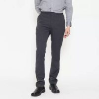 Schoeller Schoeller Celana Panjang Pria Slim Fit, Reguler Fit – Abu Hitam – TITAN-PL