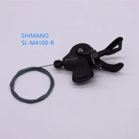 SHIMANO DEORE M4100 1x10 10 Speed MTB Bicycle Bike Derailleur Part Shifter Trigger Lever Right Black With Display