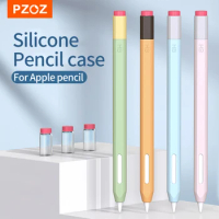 PZOZ Colorful case For Apple Pencil 2 Cover protective case For iPad Tablet Touch Pen Stylus Silicone Sleeve Silica gel Colorful