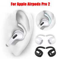 Soft Silicone Earhooks for AirPods Pro 2 Anti Slip Eartips Cover Ear Wings Hook Cap for Apple AirPods Pro 2 Earphone Accessories
