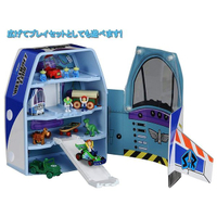 大賀屋 日貨 多美 巴斯光年 宇宙船 提盒組 太空飛船 玩具 迪士尼 巴斯 玩具總動員 Tomica L00011660