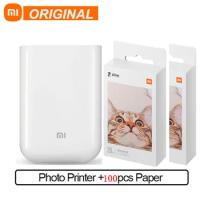 Xiaomi Mini ZINK Pocket Printer Paper Self-adhesive AR Photo Print 10/150 Sheets Xiaomi 3-inch Pocket Photo Printer Portable