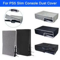 For PS5 Slim Console Vertical/Horizontal Dust Cover For Playstation 5 Slim Dustproof Waterproof Cover Sleeve For PS5 Accessories