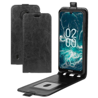 For Nokia G42 G60 G50 5G G22 C22 4G X30 C32 C31 C3 C21 C12 Plus G20 C110 C02 2.3Case Vertical Up Open Down Flip PU Leather Cover
