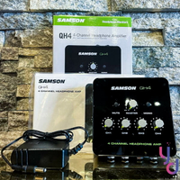 現貨可分期 贈專用變壓器 SAMSON QH4 四軌 耳機 分配器 擴大機 多功能 監聽 錄音 Podcast 保固一年