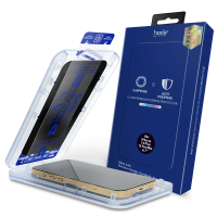 【hoda】iPhone 14 Plus/ 13 Pro Max 6.7吋 藍寶石窄黑邊防窺螢幕保護貼(附無塵太空艙貼膜神器)