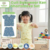 Baju Setelan Anak - Cuit Babywear Ken Shortsleeve Set uk. NB Snowy Bear
