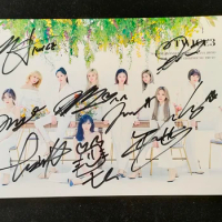 TWICE Autographed Signed Original Group Photo Picture 5*7 INCH K-POP GIFTS COLLECTION 122021A
