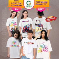 Kaos T Shirt Oversize Katun Band Coldplay