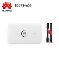 Unlocked Huawei E5573 E5573s-606 4G 150mbps WIFI Hotspot Router + 2pcs antennas