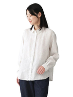 เสื้อเชิ้ตผู้หญิง คอปก แขนยาว ผ้าลินิน รุ่น BC2PVA6S