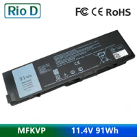 MFKVP 11.4V 91Wh Laptop Battery for Dell Precision 1G9VM GR5D3 0FNY7 M28DH 7510 7520 7710 7720 M7710 M7510 T05W1