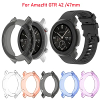 TPU Shell for xiaomi huami amazfit gtr 42 47mm Protector Soft Protect Shell Slim Watch Protective Case Cover Watchband Accessory