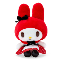真愛日本 美樂蒂 紅帽 復古紅 造型絨毛玩偶 S 娃娃 布偶 玩偶 收藏 禮物 FT92