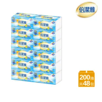 【PASEO 倍潔雅】花漾柔感抽取式衛生紙(200抽x48包/箱)