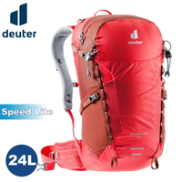 【Deuter 德國 SPEED LITE 24L 超輕量旅遊背包《紅》】3410421/輕量登山包/自行車背包/攻頂包