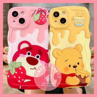 Case XI4OM1 REDM1 10C - 10A - 10 5G - 9C - 9A - 8 - 8A PRO - 6A Wavy Gelombang Silikon Motif Lotso B