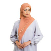 napocut Hijab - Kimi Embroidery - Hijab Segiempat Paris Jepang Premium Bordir Motif Persegi Panjang 