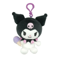 【震撼精品百貨】酷洛米_Kuromi~Sanrio 日本SANRIO三麗鷗 酷洛米絨毛玩偶吊飾-冰淇淋*16163