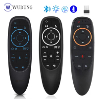 G10S PRO BT Voice Remote Control 2.4G With BT5.0 Wireless Air Mouse Gyroscope Smart Remote Backlit For Android TV Box PK G10