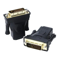 24+1 DVI Male To HDMI-compatible Female Converter To DVI Adapter Support 1080P for HDTV Projector Gold Plated Adapter