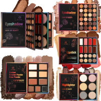 New 55-Color Makeup Palette, 4-Page Fashion Design Selection, Includes 24 Colors Matte Eyeshadow + 8
