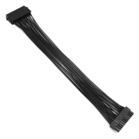 ATX 24 Pin Motherboard Power Extension Cable Internal PC PSU ATX 24 Pin Male to 24 Pin Female Extension Power Cable
