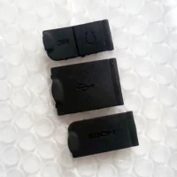A Set original rubber (MIC+Headphone+USB+HDMI) repair parts For Nikon D850 SLR