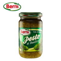 【Berni】義大利羅勒青醬麵醬 195gx1罐