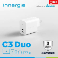 Innergie 台達電 C3 Duo (轉換版) 30W 雙孔 Type-C快充 快充頭 充電器 變壓器