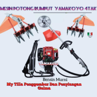 Mesin Potong Rumput 4TAK Yamakoyo Pisau Penggembur dan Penyiang Gulma