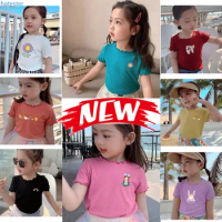 Girls Short T Shirt Budak Perempuan Chiffon Kids Tshirt Baby Girl Trendy Baju Kanak Kanak Perempuan Girl S Clothing