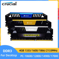 CORSAIR Vengeance LPX DDR3 4GB 2133MHz 1866MHz 1600MHz 1333MHz Desktop Memory 240 Pins DIMM 1.5V RAM Memory Module Dual Channel