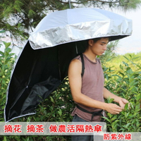 【台灣8H出貨】戶外可背式雨傘 遮陽傘戶外大太陽傘雨傘 採茶傘
