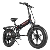 2023 EU US Warehouse Engwe E2 Pro Pit Dirt Full Suspension City Bicycle Folding Electric Bike 20*4.0 Inch Best 48v 750w Custom